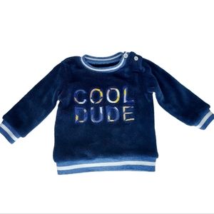 Andy & Evan 3 - 6 Months Baby Boy Cool Dude Plush Top Only